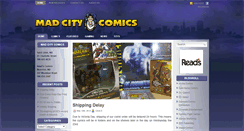 Desktop Screenshot of madcitycomics.visualvoodoo.ca